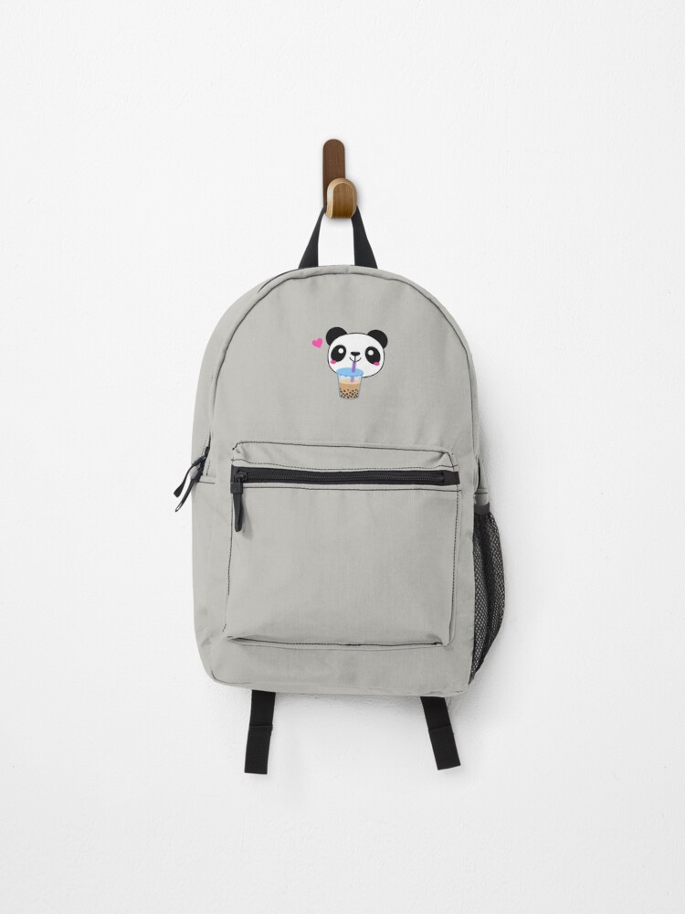 Thumbnail 1 of 3, Backpack, Panda Bubble Tea designed and sold by SimpleLee.