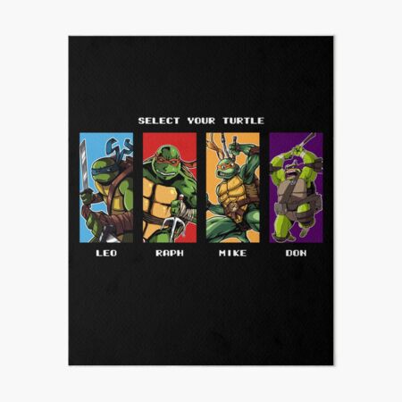 Ninja Turtles Happy Birthday Funny Art Board Print for Sale by GambleUS