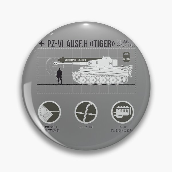 Item preview, Infographics of Pz-VI Ausf. H Tiger on light designed and sold by FAawRay.