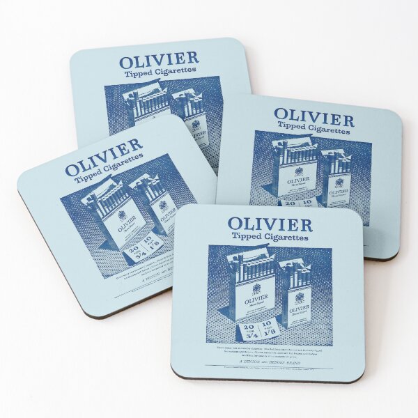 Item preview, OLIVIER TIPPED CIGARETTES - ADVERT designed and sold by ThrowbackAds.