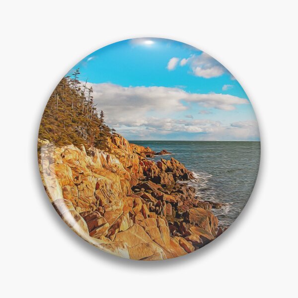 Item preview, Acadia National Park Bar Harbor Maine Watercolor Vintage designed and sold by KrisSidDesigns.