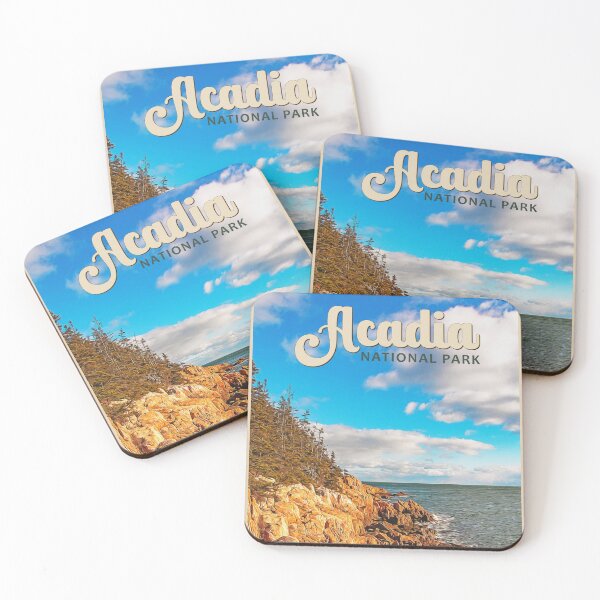 Item preview, Acadia National Park Bar Harbor Maine Watercolor Vintage designed and sold by KrisSidDesigns.