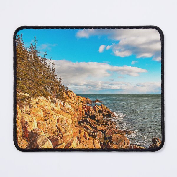 Item preview, Acadia National Park Bar Harbor Maine Watercolor Vintage designed and sold by KrisSidDesigns.