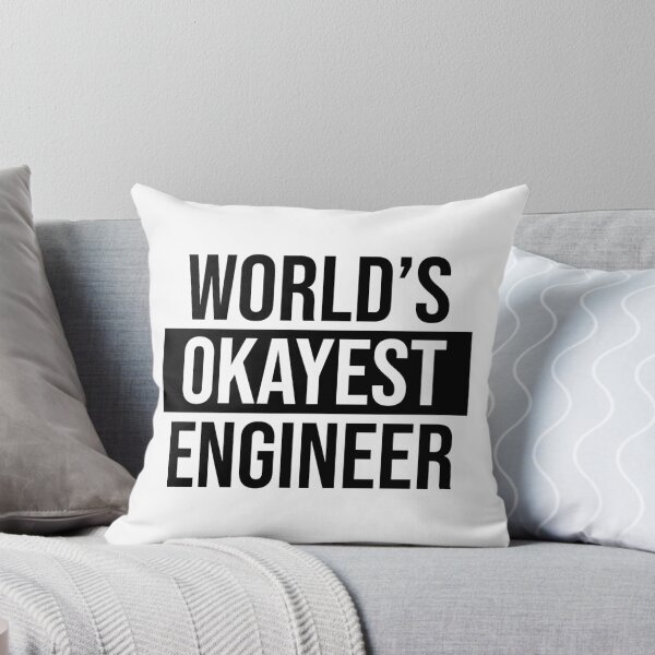 Item preview, World's Okayest Engineer designed and sold by Adel Qasem.