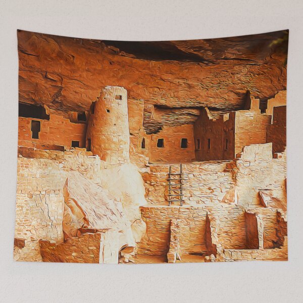 Item preview, Mesa Verde National Park Colorado Watercolor designed and sold by KrisSidDesigns.