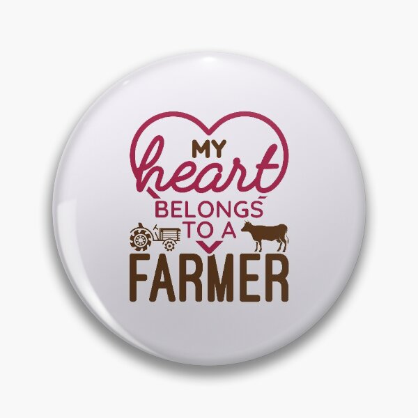 Item preview, My Heart Belongs to a Farmer Farmer's Wife Girlfriend designed and sold by jaygo.