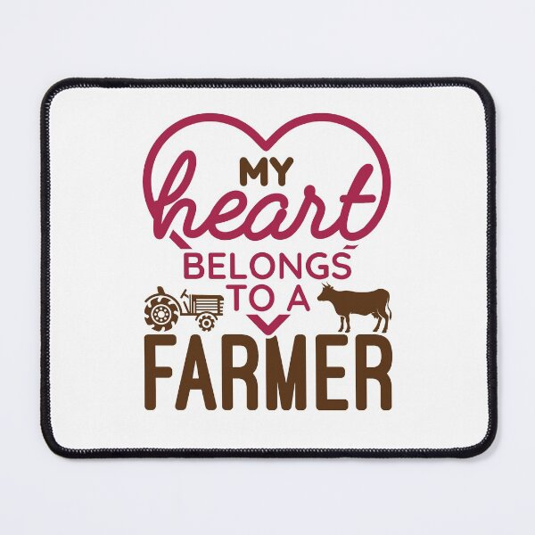 Item preview, My Heart Belongs to a Farmer Farmer's Wife Girlfriend designed and sold by jaygo.