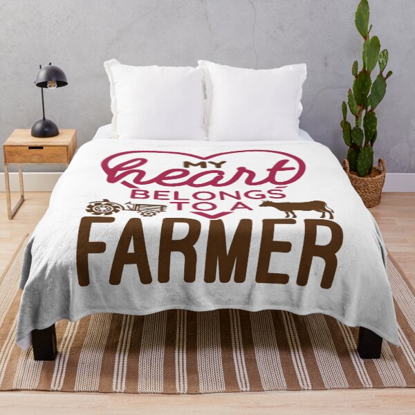 Item preview, My Heart Belongs to a Farmer Farmer's Wife Girlfriend designed and sold by jaygo.