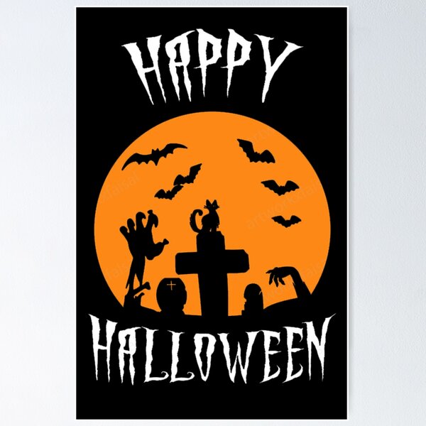 Item preview, Happy haloween simple design designed and sold by Ilyaslah.