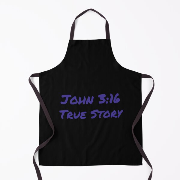Item preview, John 3:16 True Story Bible Scripture Text Christian gift design designed and sold by Sheepherder120.