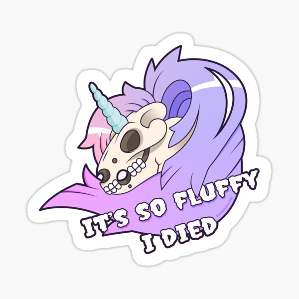 Dead unicorn Sticker