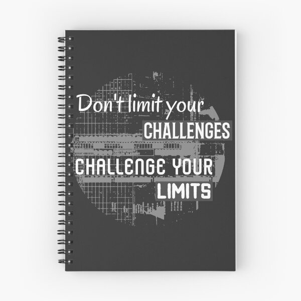 Item preview, Don´t Limit Your Challenges, Challenge Your Limits. Motivational  designed and sold by Rebel-Design.