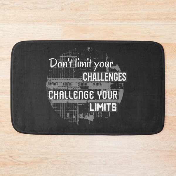 Item preview, Don´t Limit Your Challenges, Challenge Your Limits. Motivational  designed and sold by Rebel-Design.