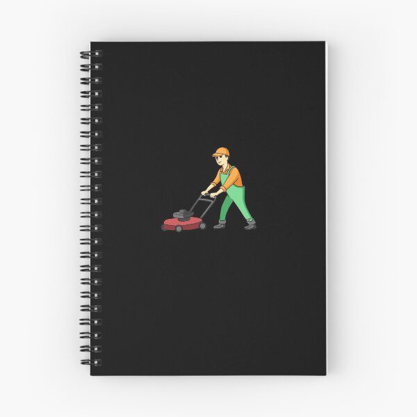 Item preview, Gardener Mowing Grass designed and sold by Superhero Gear.