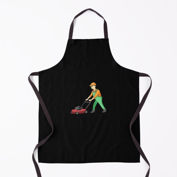 Item preview, Gardener Mowing Grass designed and sold by Superhero Gear.
