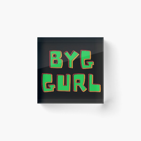 Item preview, S.O.I.L Signs: Byg Gurl on Black designed and sold by TheSignsofSOIL.