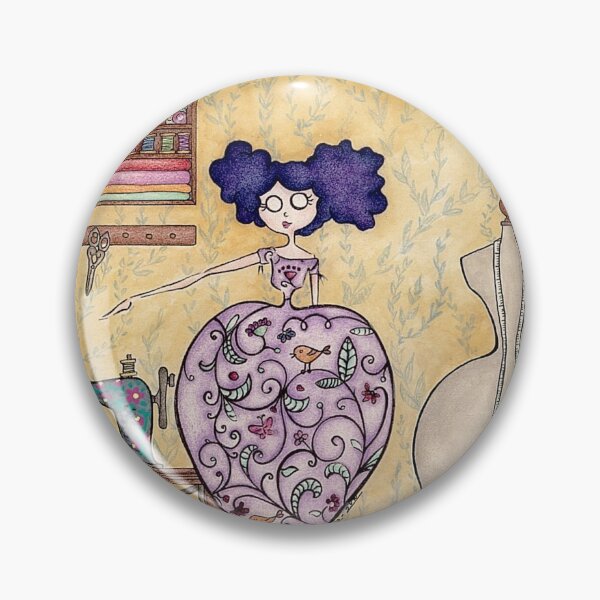 Item preview, The girl that embroided dresses designed and sold by WorldOfTe.