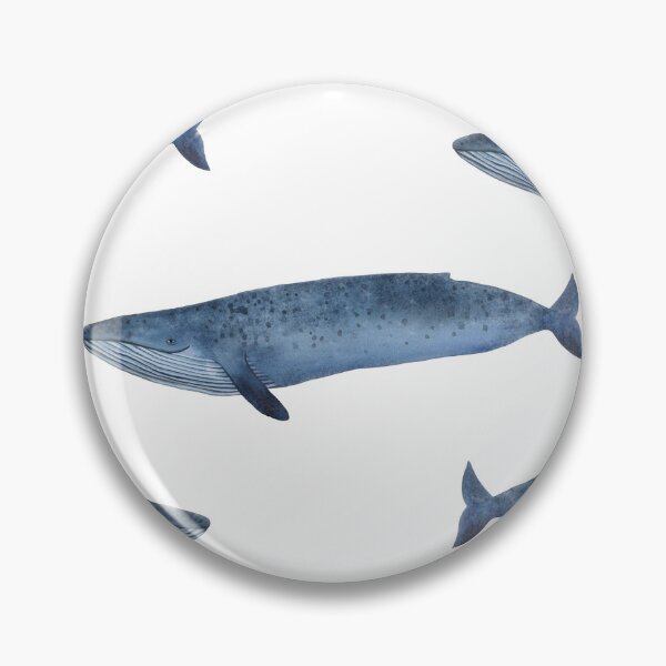 Item preview, Blue whale pattern watercolor  designed and sold by Oksana Tarasova.