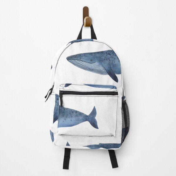 Item preview, Blue whale pattern watercolor designed and sold by Oksana Tarasova.