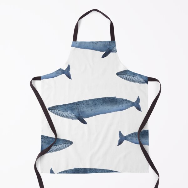 Item preview, Blue whale pattern watercolor  designed and sold by Oksana Tarasova.