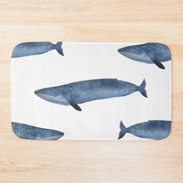 Item preview, Blue whale pattern watercolor  designed and sold by Oksana Tarasova.