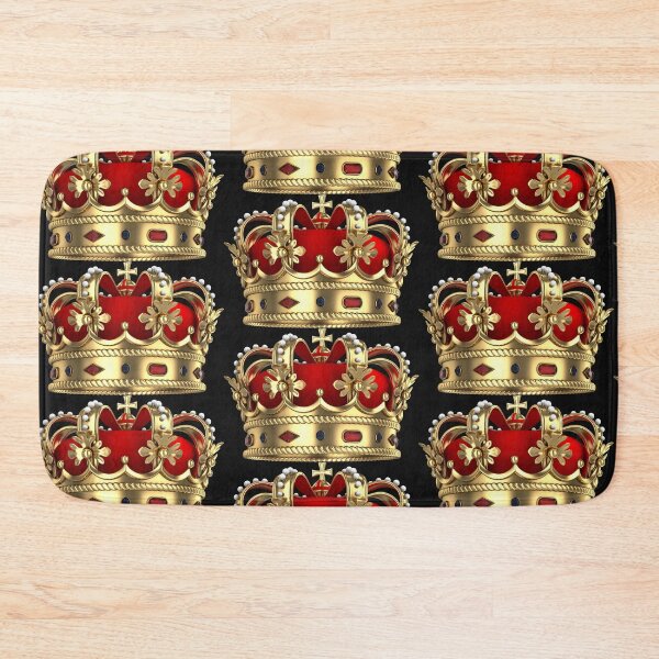 Item preview, Gold and red, crown illustration, crown monarch, crown, king, gold, coronation, luck, happiness, chief, ruler, people, person, print. designed and sold by Senior-Kuzmin.