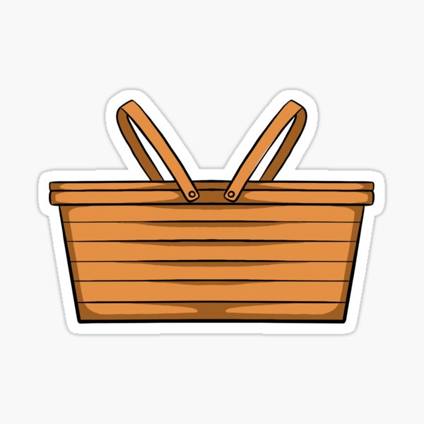 "Picnic Basket" Sticker for Sale by fromherotozero Redbubble