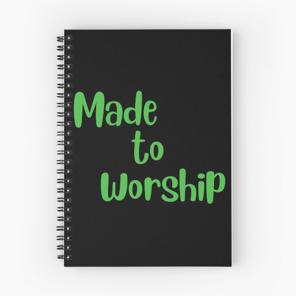 Item preview, Made to Worship Christian Text Christian gift design designed and sold by Sheepherder120.