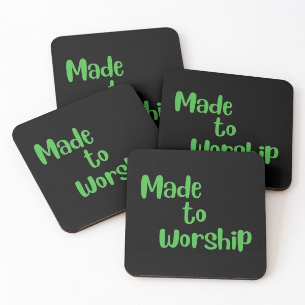 Item preview, Made to Worship Christian Text Christian gift design designed and sold by Sheepherder120.