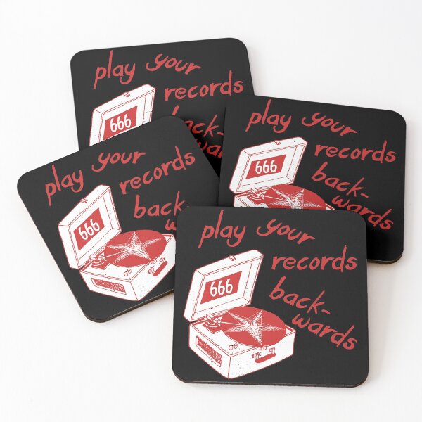 Item preview, Play Your Records Backwards Blood Red designed and sold by acquiesce13.