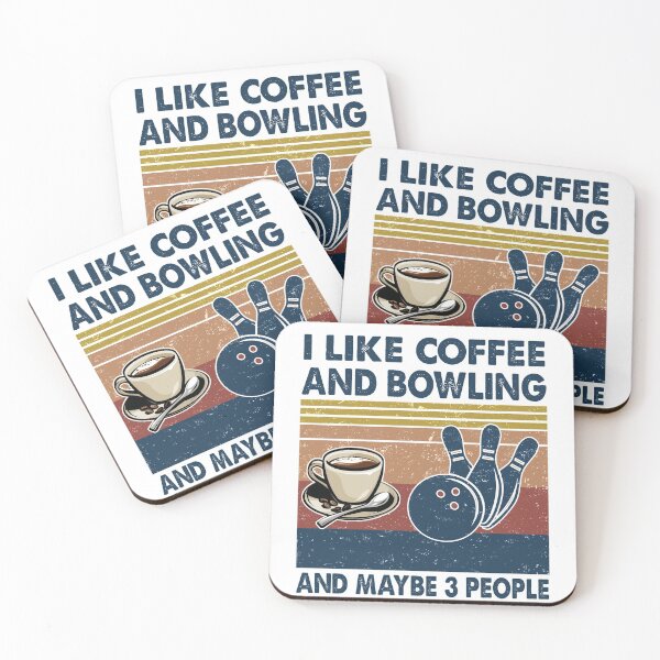 Item preview, I like coffee and Bowling and maybe 3 people designed and sold by tuyetnhung98.