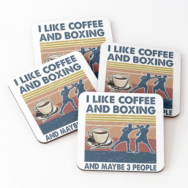 Item preview, I like coffee and Boxing and maybe 3 people designed and sold by tuyetnhung98.