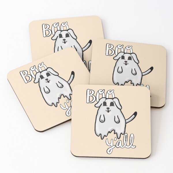 Item preview, Boo Yall Ghost Dog designed and sold by BioLushGraphics.