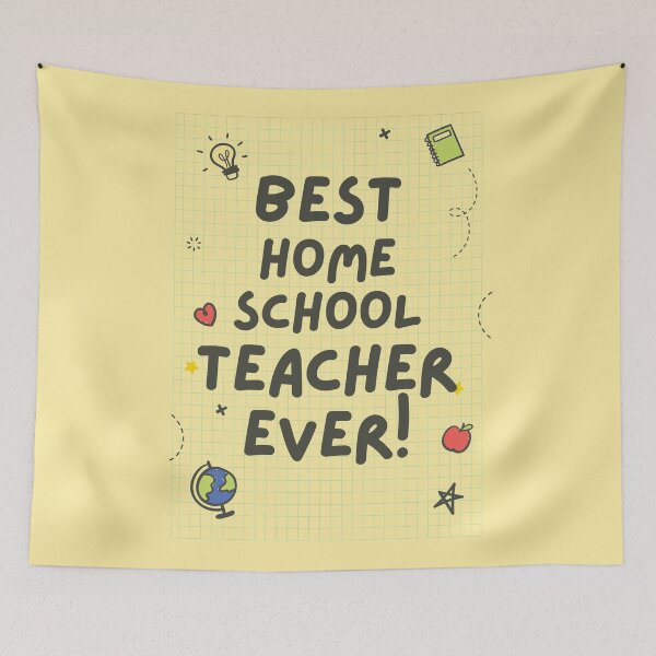 Item preview, Best Homeschool Teacher Homeschooling Gift Ever Tee Shirt Sticker Card Poster designed and sold by Common Truth.