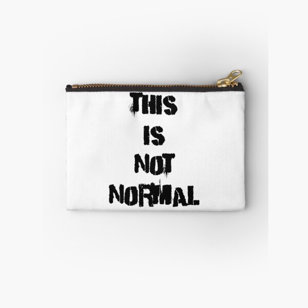 Item preview, THIS IS NOT NORMAL|WHITE|50% PROCEEDS TO CHARITY designed and sold by Iskybibblle.