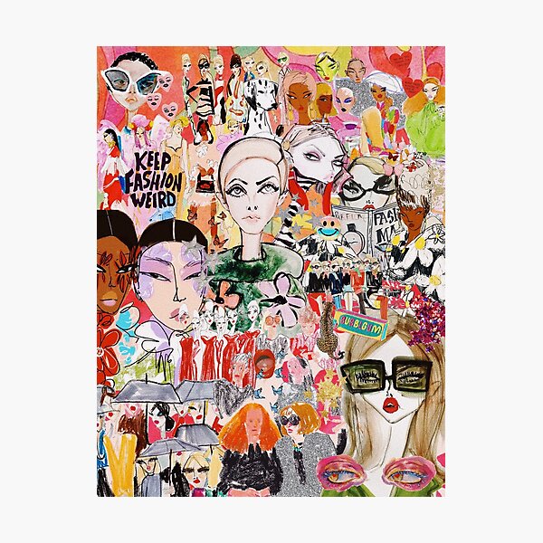 vsco magazine collage Art Print for Sale by jaceyerin