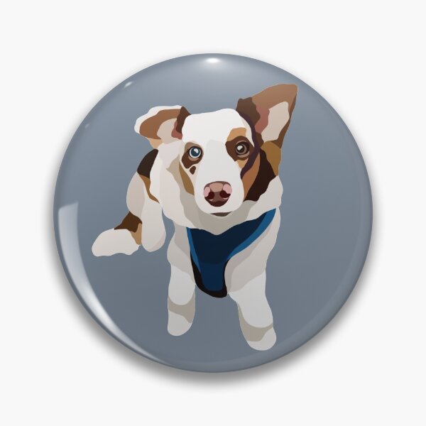 Artikelvorschau, Mini Aussie Dog Portrait Digitale Illustration entworfen und verkauft von sherylwylie.