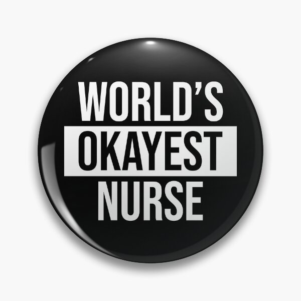 Item preview, World's Okayest Nurse designed and sold by Adel Qasem.