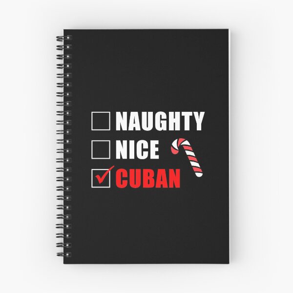 Item preview, Naughty Nice Cuban Christmas List Funny  designed and sold by jaycartoonist.