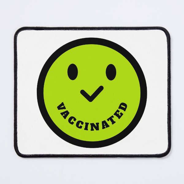 Item preview, Vaccinated Check Smiley Face designed and sold by molamode.