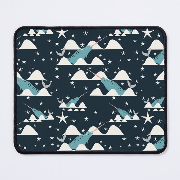 Item preview, swimming narwhal designed and sold by susycosta.