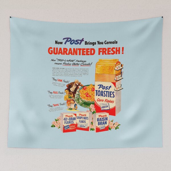 Item preview, BREAKFAST CEREAL - ADVERT designed and sold by ThrowbackAds.