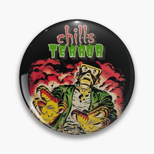 Item preview, Chills Terror Mechanical Monster Vintage Comic Design designed and sold by TrulyEpoque.