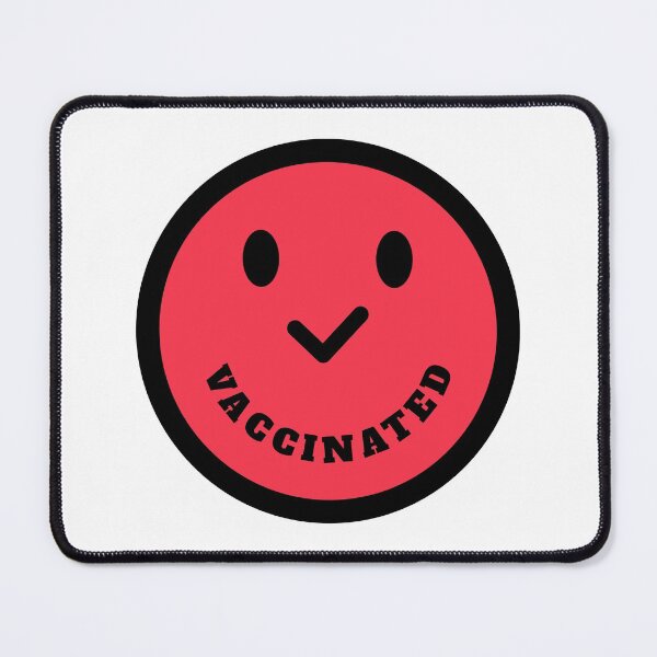 Item preview, Vaccinated Check Smiley Face designed and sold by molamode.
