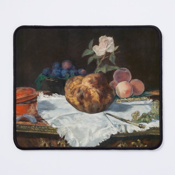 Item preview, Oil Painting The Brioche (1870) by Édouard Manet designed and sold by Designedbysm.
