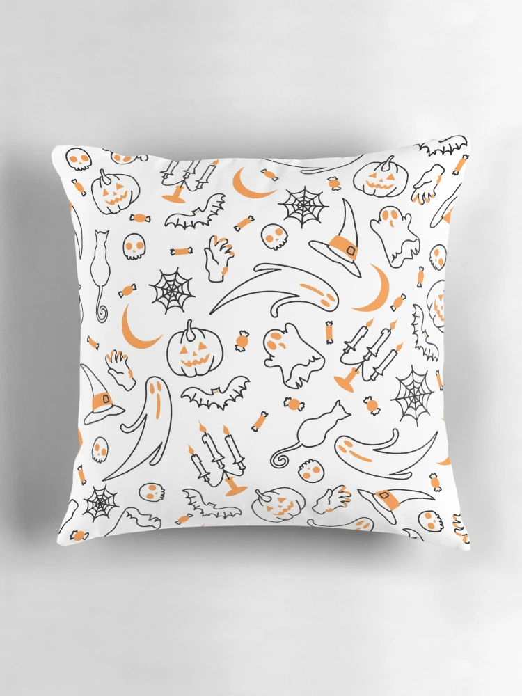 Thumbnail 3 of 4, Pillow, Halloween Pattern Design designed and sold by PatternTale.