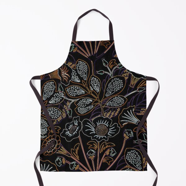 Item preview, Gin Flowers on Black designed and sold by Wildwestgilly.
