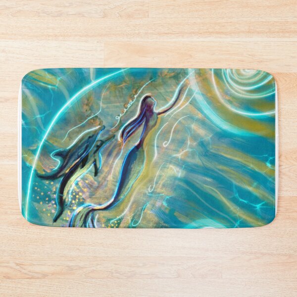 Item preview, Cosmic Dolphins and Mermaid designed and sold by BlueRay1.