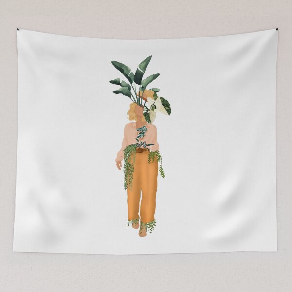Item preview, Plant Head, Girl Illustration 2 designed and sold by Ana Moguš.