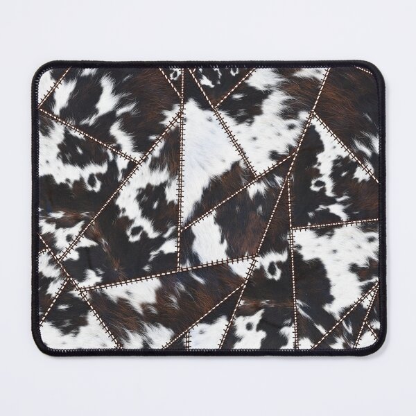 Item preview, Illustration Pattern of Cowhide Patchwork (not real, faux, smooth print) designed and sold by cadinera.